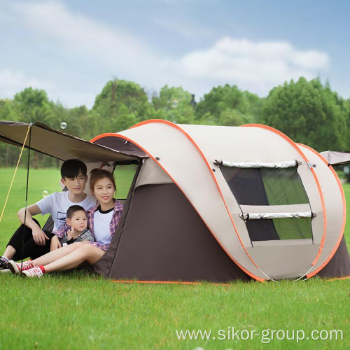 Portable outdoor tent camping rainproof boat tent 3 to 4 people automatic fishing pop-up privacy tent